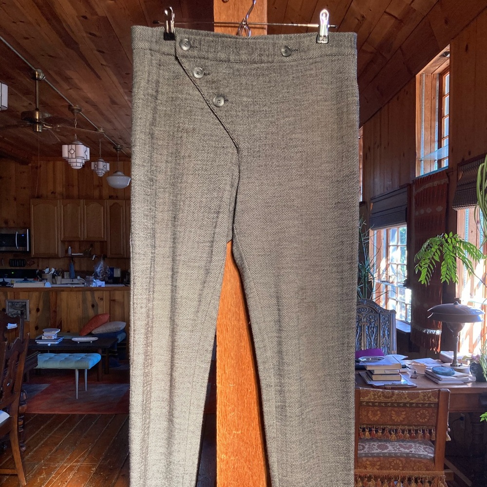 Agnes B. Homme herringbone joggers